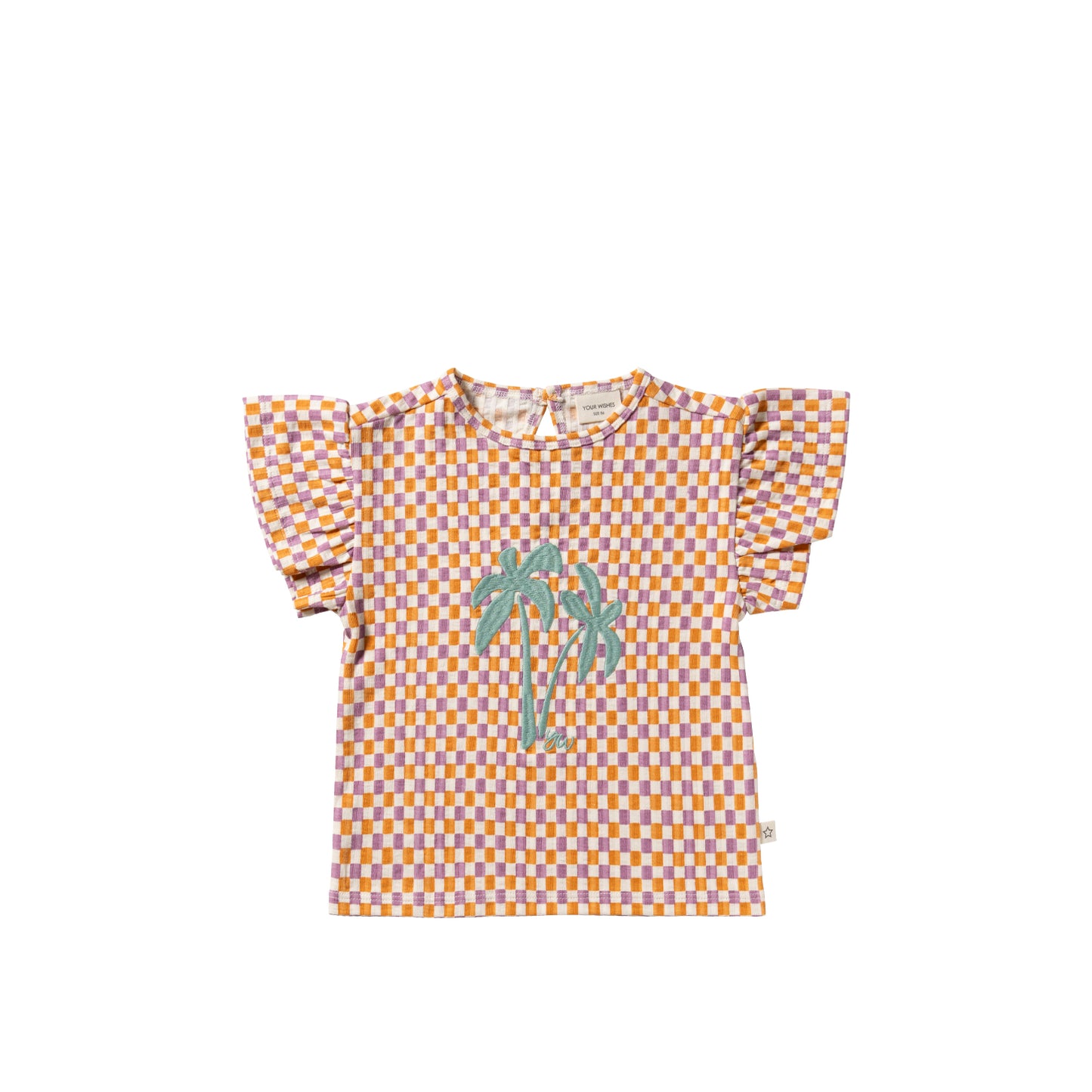 Your Wishes - Mini Check | Ruffle Shirt