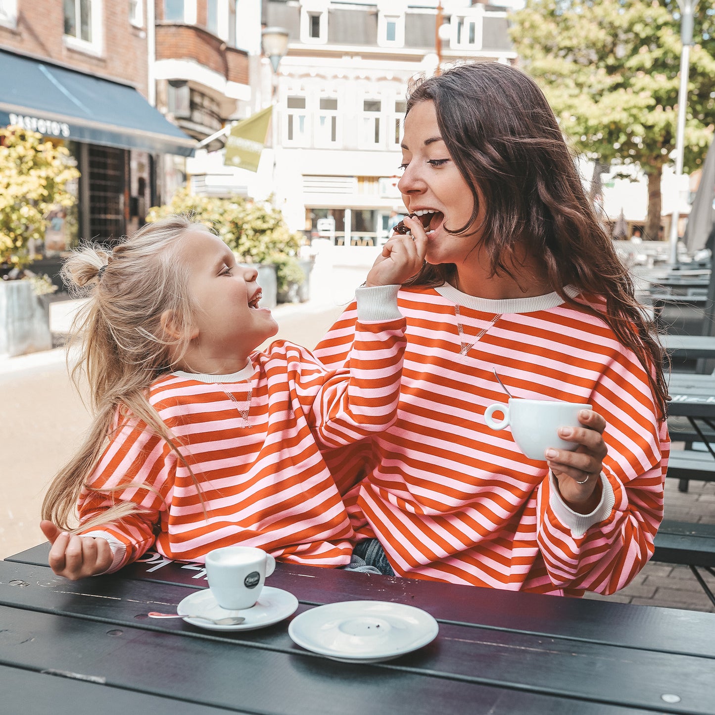 MOMMY stripe sweater