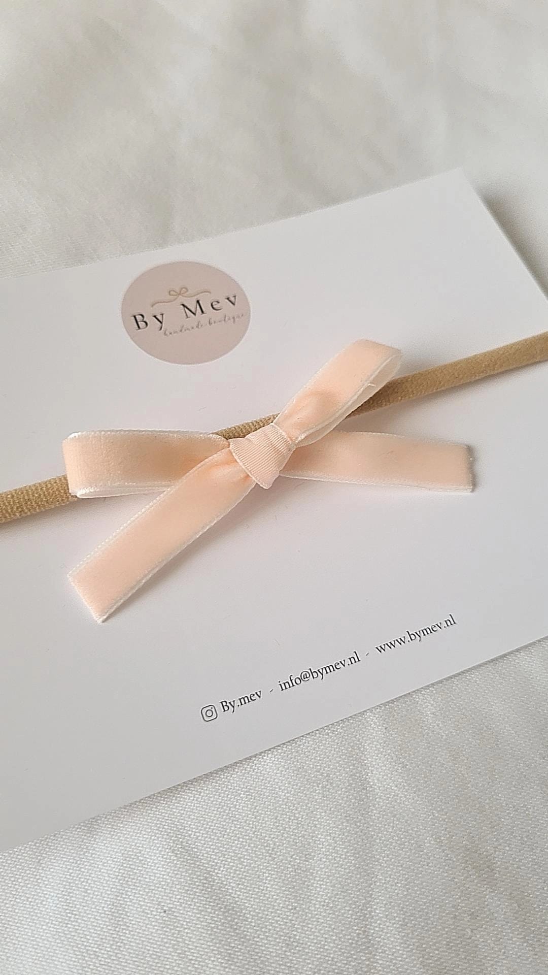 By Mév - Newborn Velvet Blush Peach