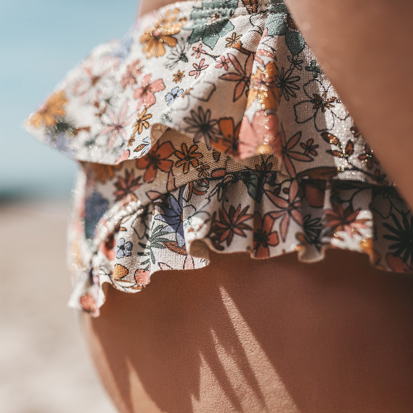 Sparkly fleurs bikini