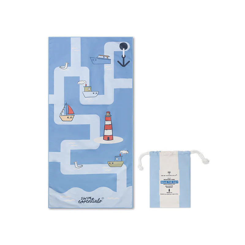 Strandlaken microvezel - Seas the day 135x65