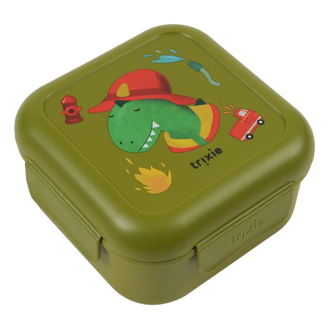 Snackbox met clips - Fireman Mr. Dino