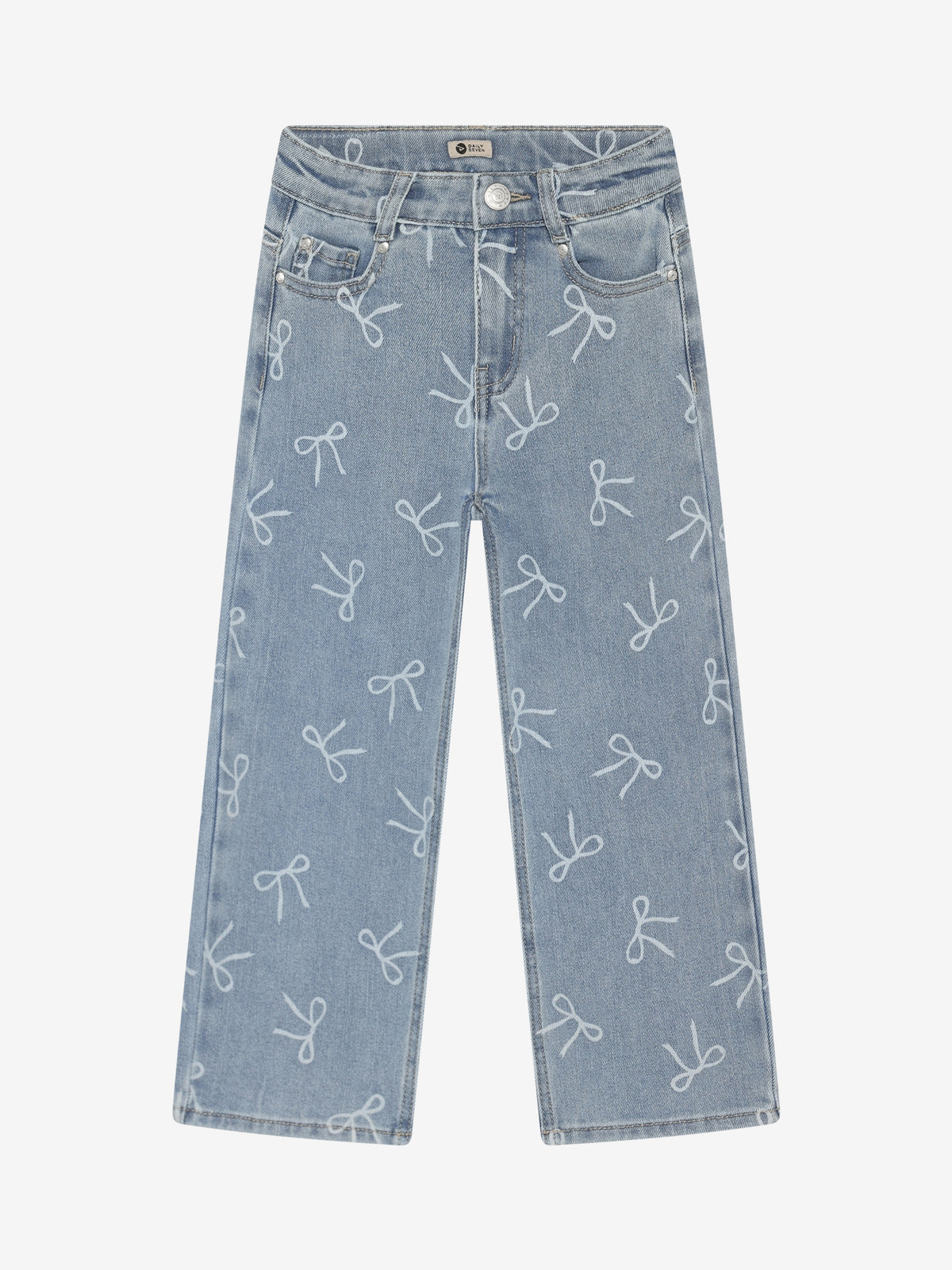 Daily7 - Bow straight jeans