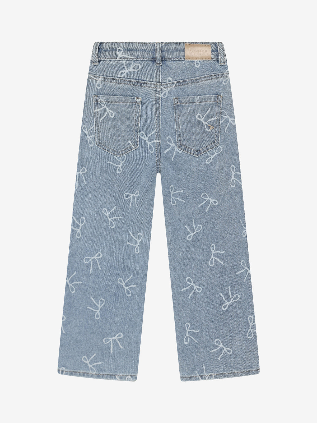Daily7 - Bow straight jeans