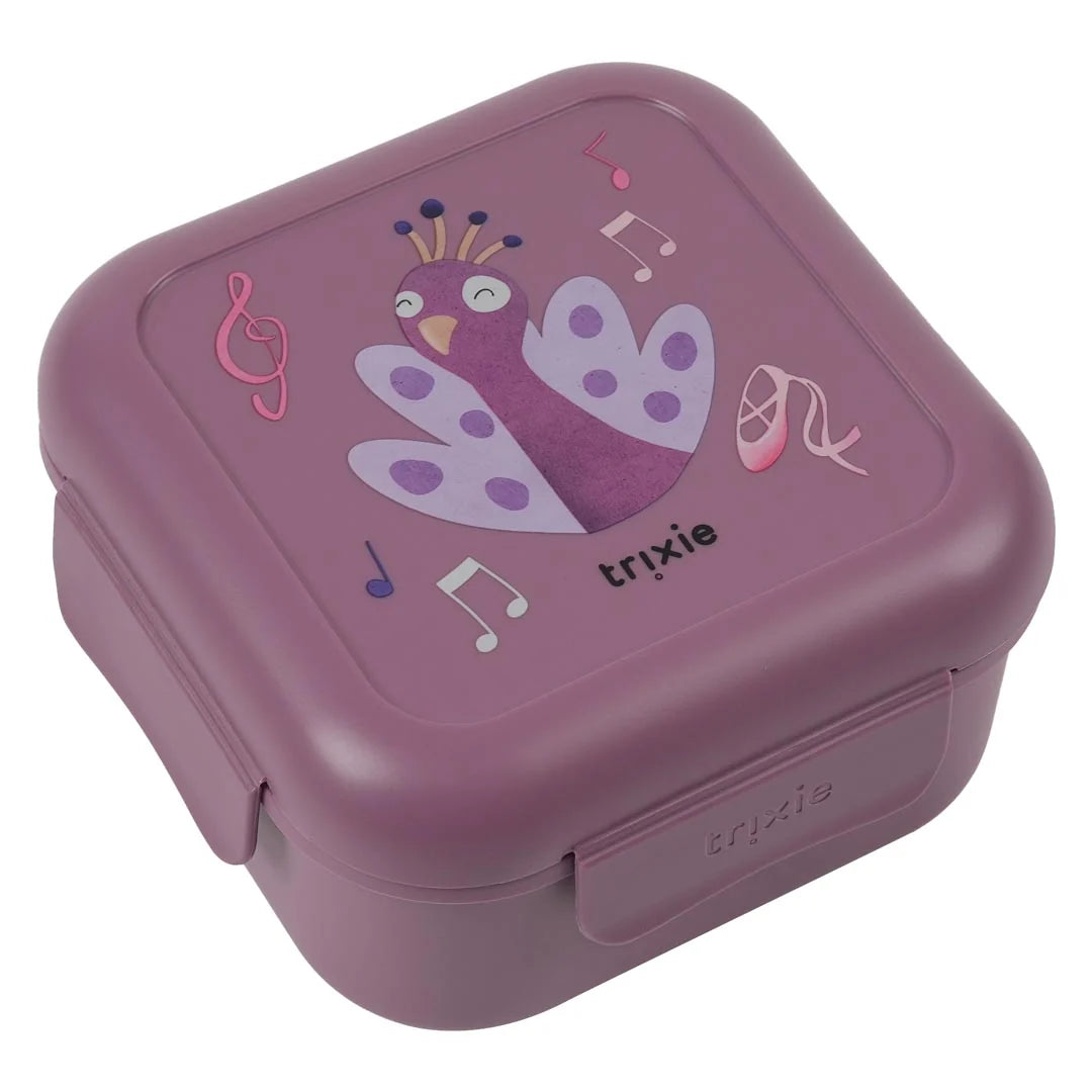 Snackbox met clips - Ballerina Mrs. Peacock