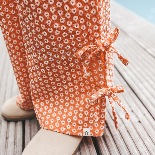 Your Wishes - Broderie | Wide leg pants