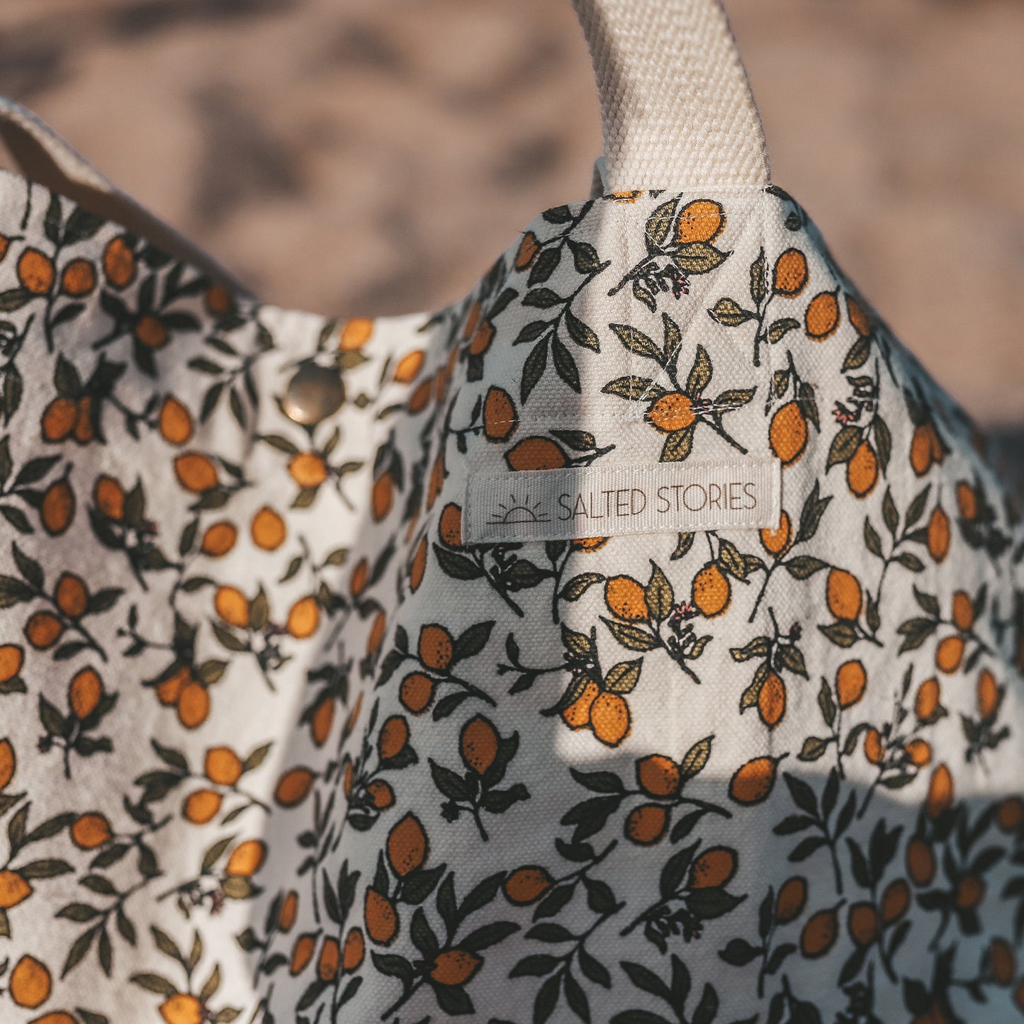 Lemons beach bag