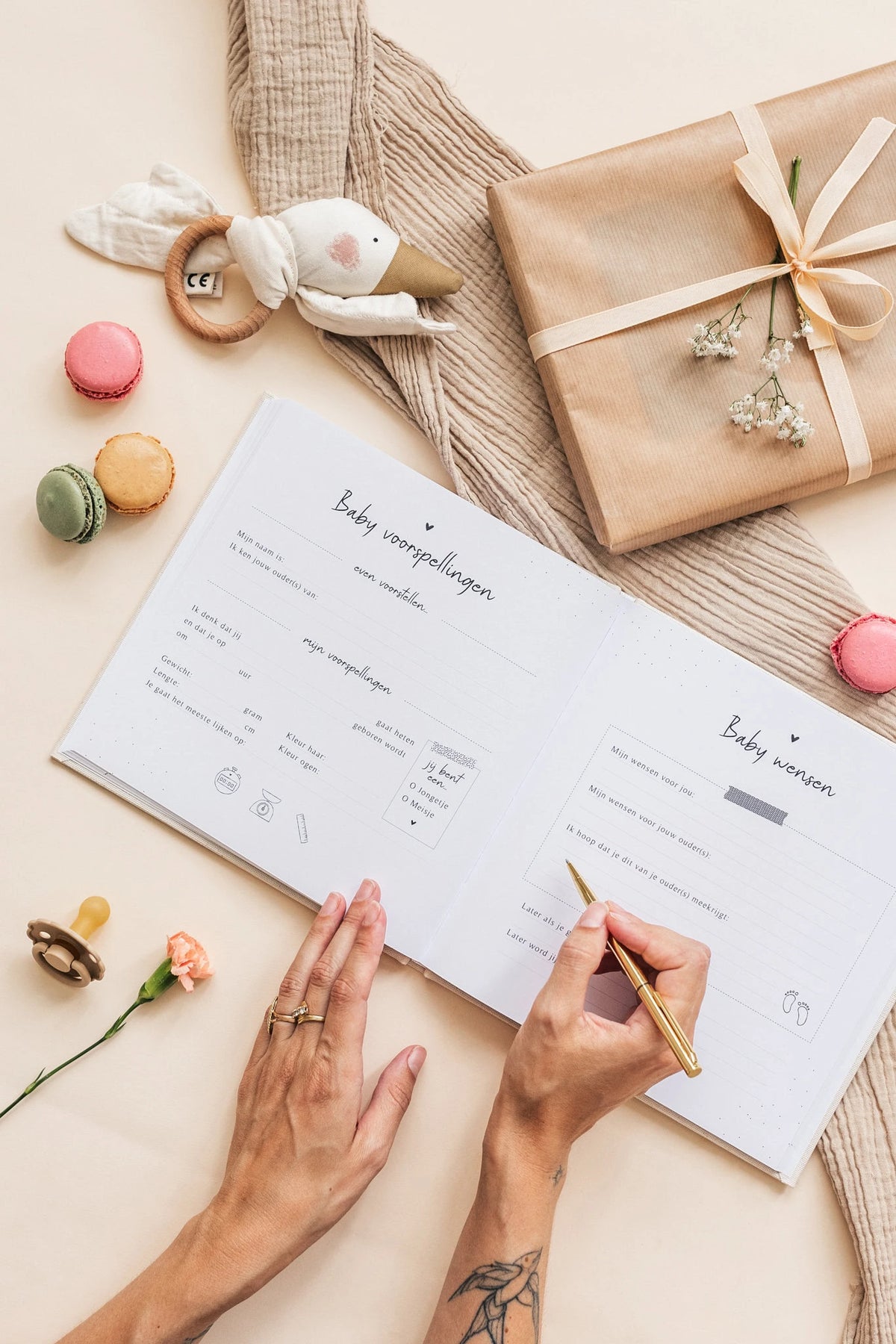 Invulboek | Babyshower