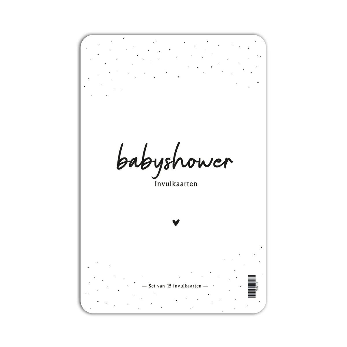 Invulkaarten | Babyshower set van 15