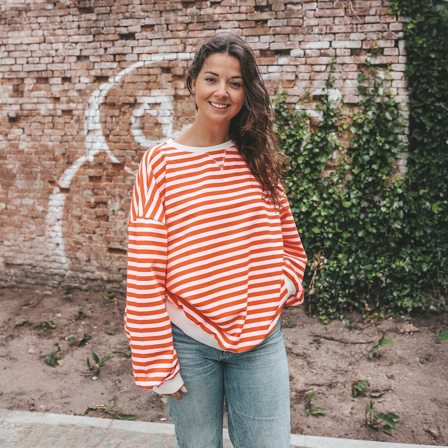 MOMMY stripe sweater