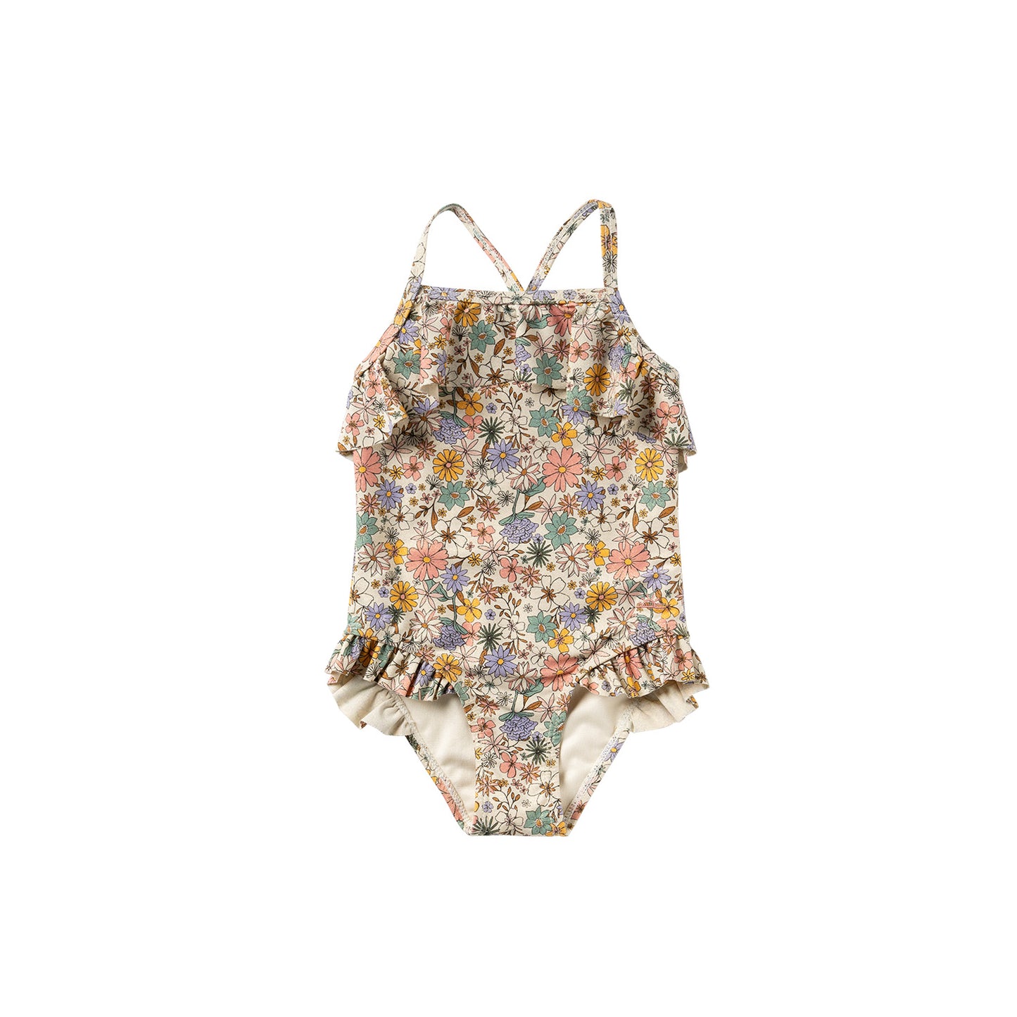 Sparkly fleurs swimsuit