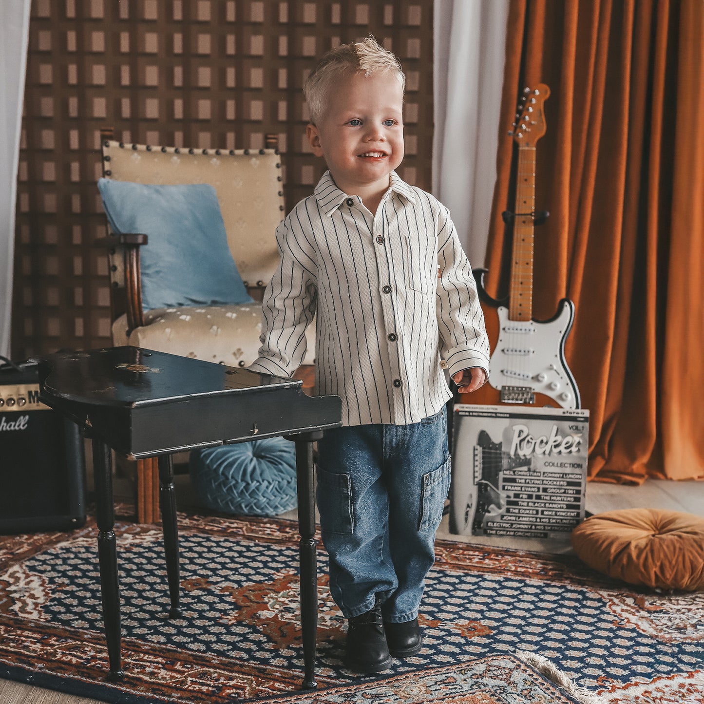 Stripe | Relaxed shirt | Maat 92-104