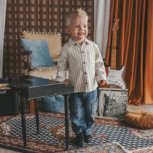 Stripe | Relaxed shirt | Maat 92-104