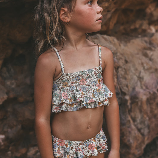 Sparkly fleurs bikini