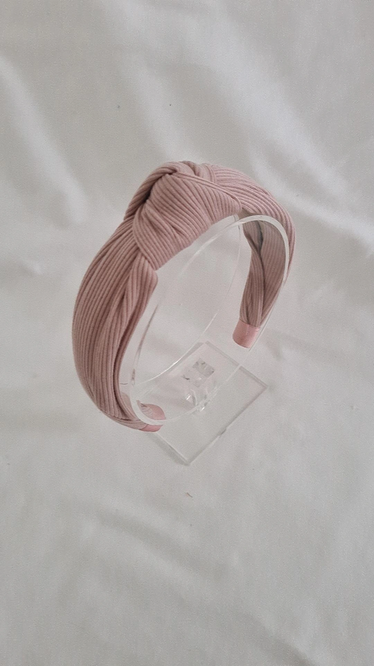 By Mév - Ribbed pink knot