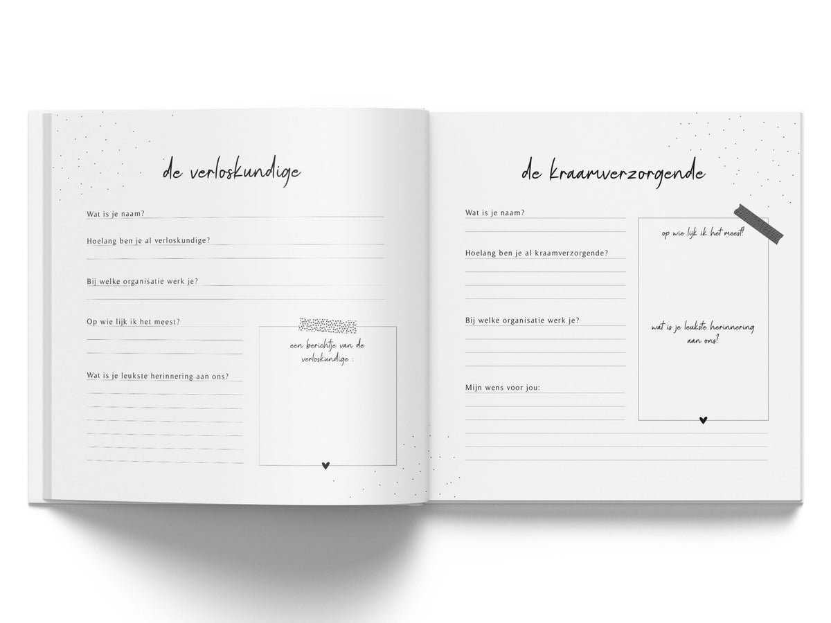 Invulboek | Kraambezoek